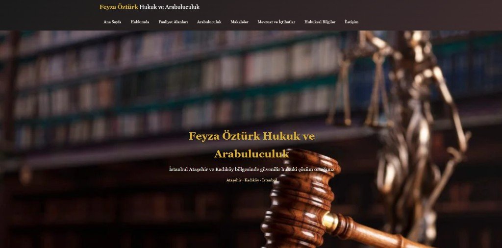 Hukuk Bürosu web sitesi önizleme
